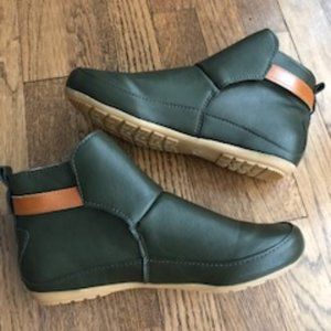 Women's PU Leather Ankle Boots